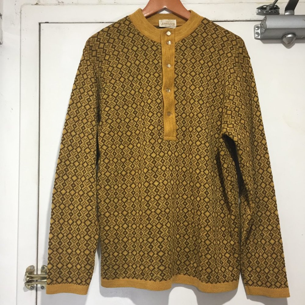 VINTAGE JANTZEN MEN'S LIGHTWEIGHT SWEATERS SIZE L
